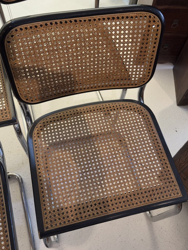 5 Cesca Buisframe stoelen